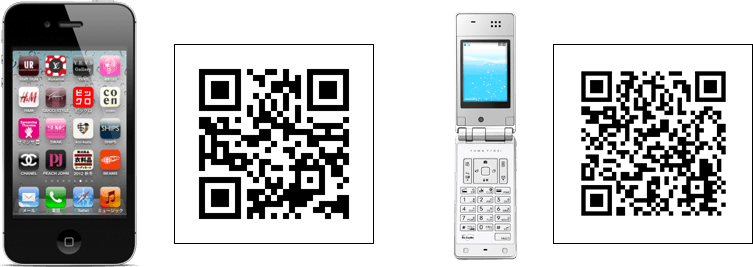 QRコードで読み取り